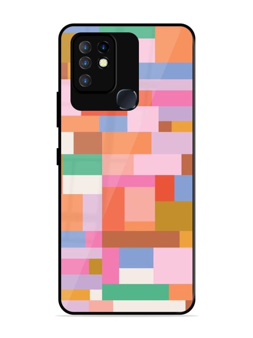 Colorful Chaos Glossy Soft Edge Case for Infinix Hot 10 Chachhi