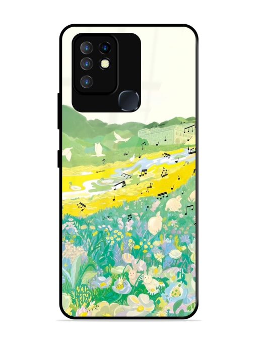 Melody In Bloom Glossy Soft Edge Case for Infinix Hot 10 Chachhi