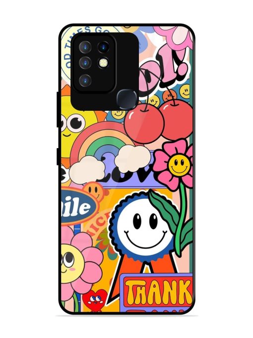 Good Times Good Vibes Glossy Soft Edge Case for Infinix Hot 10 Chachhi