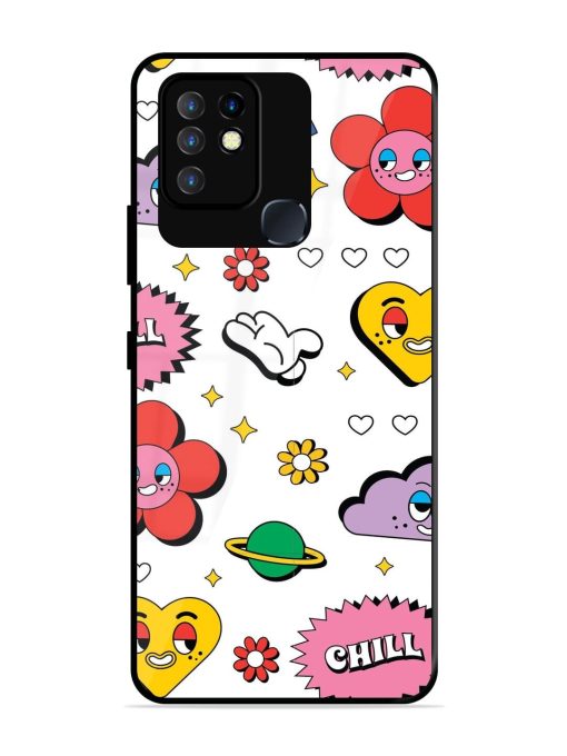 Whimsical Wonderland Glossy Soft Edge Case for Infinix Hot 10 Chachhi