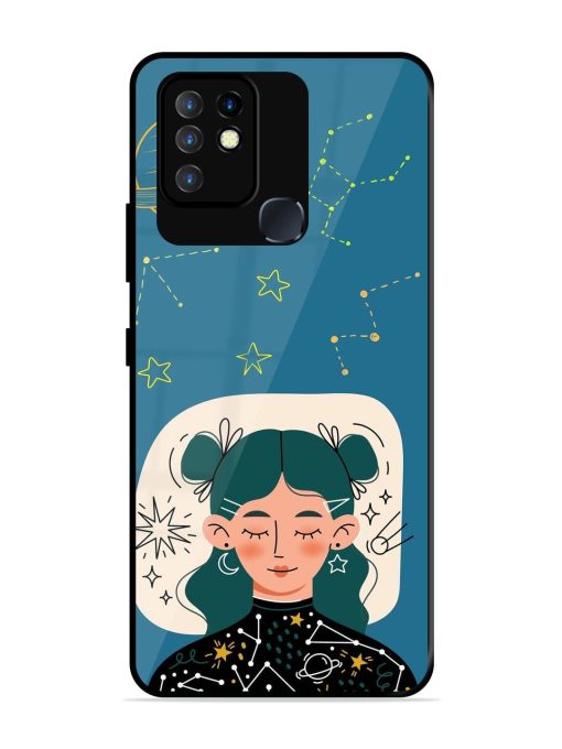 Cosmic Daydreamer Glossy Soft Edge Case for Infinix Hot 10