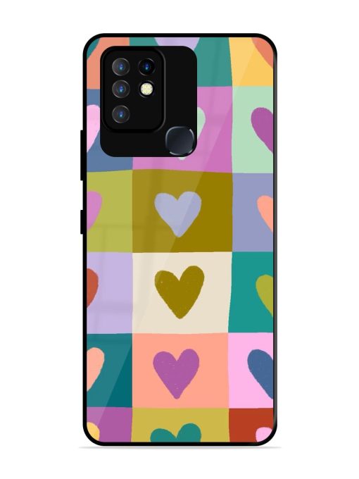 Box Of Hearts Glossy Soft Edge Case for Infinix Hot 10 Chachhi