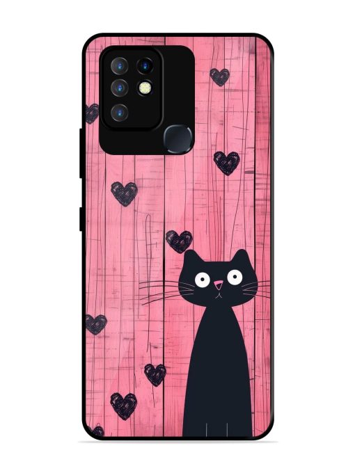 Feline Valentine'S Day Glossy Soft Edge Case for Infinix Hot 10 Chachhi