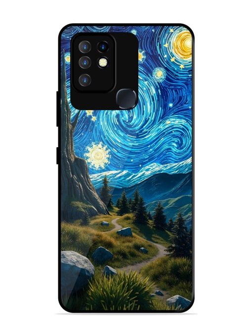 Starry Night In The Shire Glossy Soft Edge Case for Infinix Hot 10 Chachhi