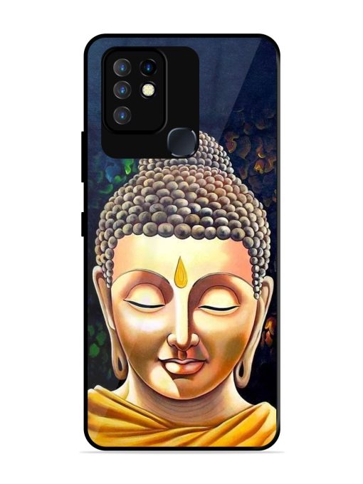 Buddha Face Glossy Soft Edge Case for Infinix Hot 10 Chachhi