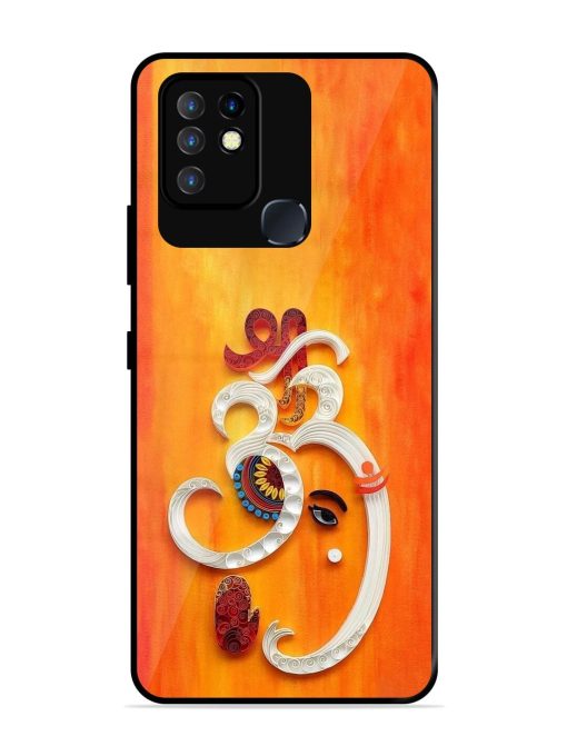 Ganesha In Quilling Art Glossy Soft Edge Case for Infinix Hot 10 Chachhi