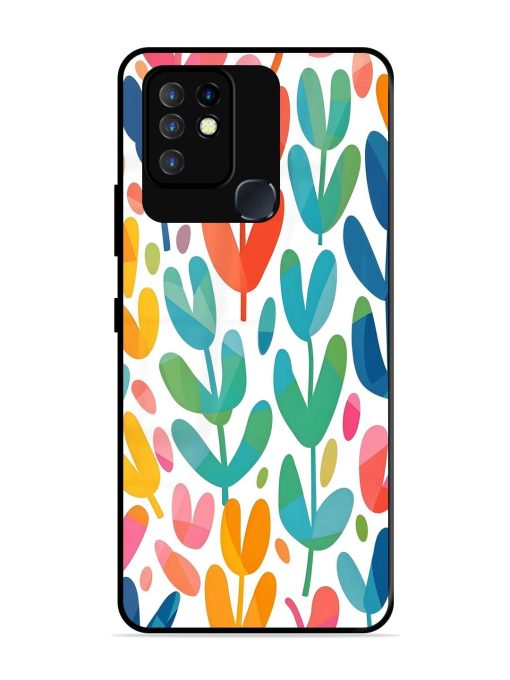 Rainbow Of Blooms Glossy Soft Edge Case for Infinix Hot 10 Chachhi