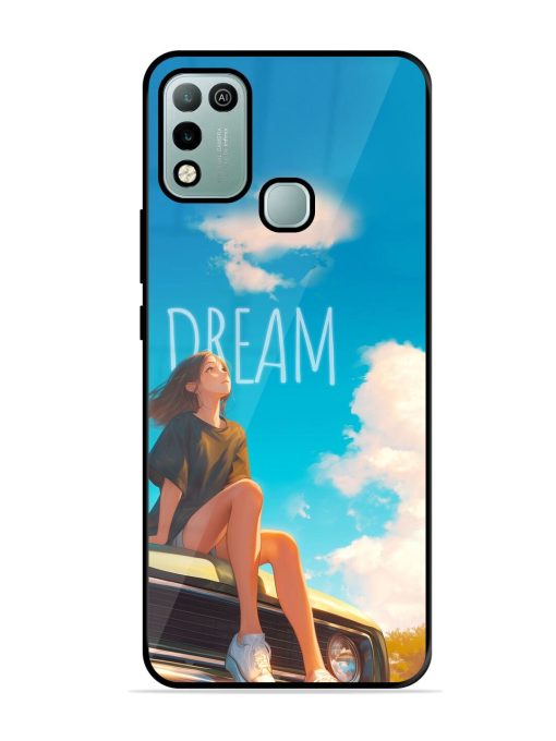 Girly Dream Art Glossy Soft Edge Case for Infinix Hot 10 Play Chachhi