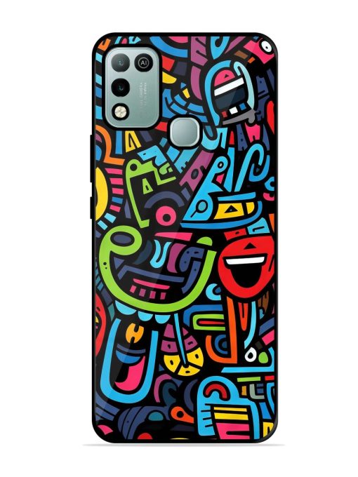 Doodlephoria Glossy Soft Edge Case for Infinix Hot 10 Play Chachhi