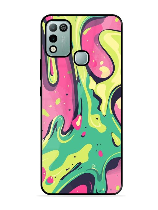 Gooey Grooves Glossy Soft Edge Case for Infinix Hot 10 Play Chachhi