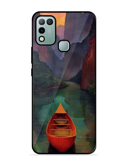 Serene Passage Glossy Soft Edge Case for Infinix Hot 10 Play Chachhi