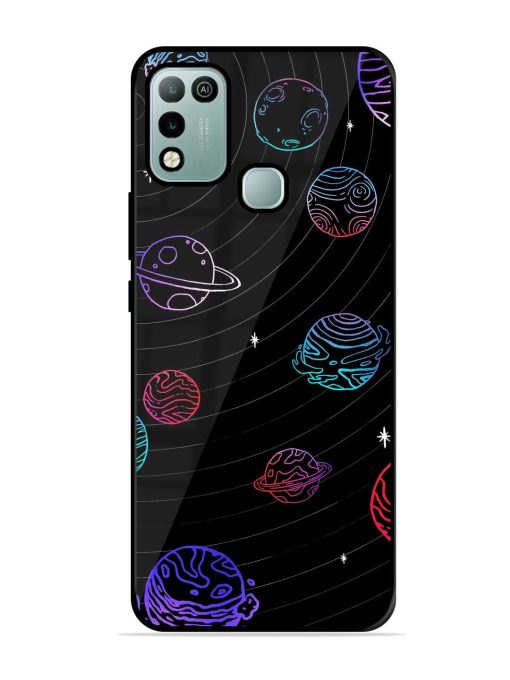 Cosmic Ballet Glossy Soft Edge Case for Infinix Hot 10 Play Chachhi