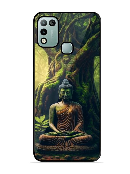 Green Buddha Art Glossy Soft Edge Case for Infinix Hot 10 Play Chachhi