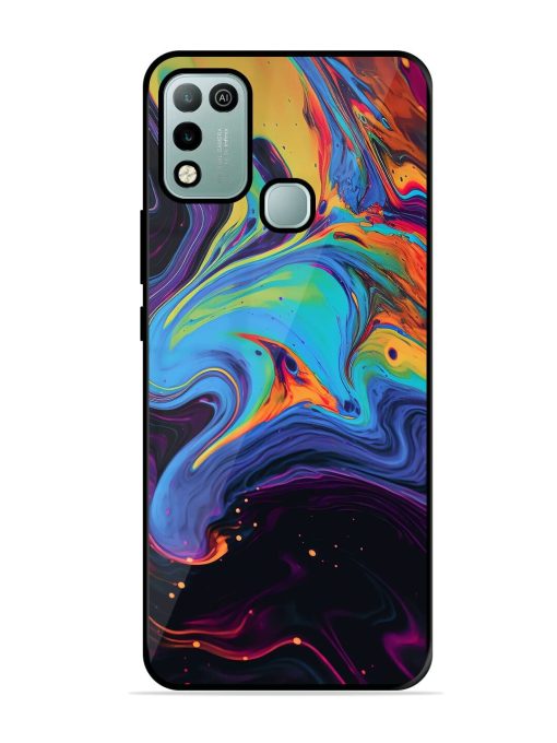 Liquid Dreamscape Glossy Soft Edge Case for Infinix Hot 10 Play Chachhi