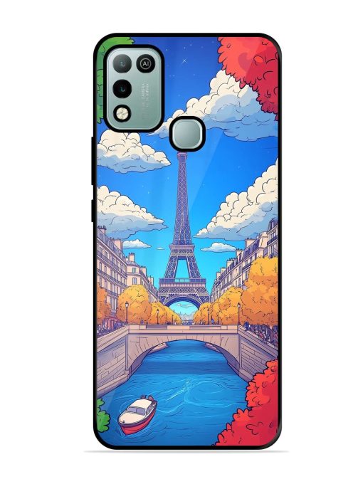 Parisian Panorama Glossy Soft Edge Case for Infinix Hot 10 Play Chachhi