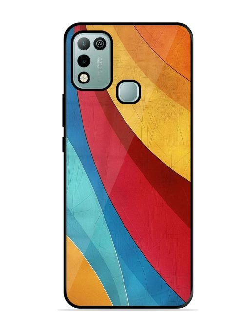 Curving Canvas Glossy Soft Edge Case for Infinix Hot 10 Play Chachhi