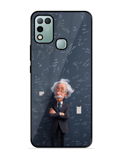 Albert Einstein Glossy Soft Edge Case for Infinix Hot 10 Play Chachhi