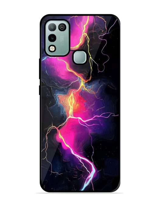 Electric Dreams Glossy Soft Edge Case for Infinix Hot 10 Play Chachhi