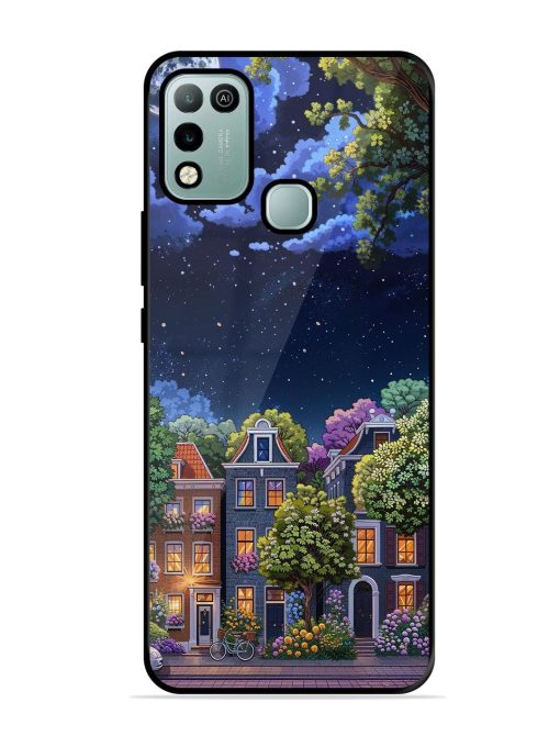 Moonlit Streets Glossy Soft Edge Case for Infinix Hot 10 Play Chachhi