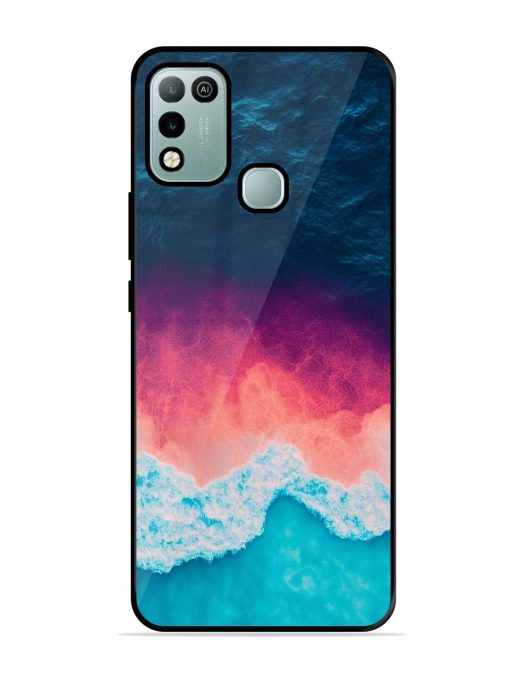 Where The Ocean Meets The Sky Glossy Soft Edge Case for Infinix Hot 10 Play Chachhi