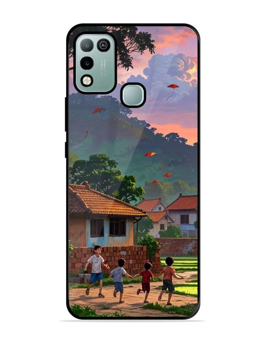 Sunset Play Glossy Soft Edge Case for Infinix Hot 10 Play Chachhi