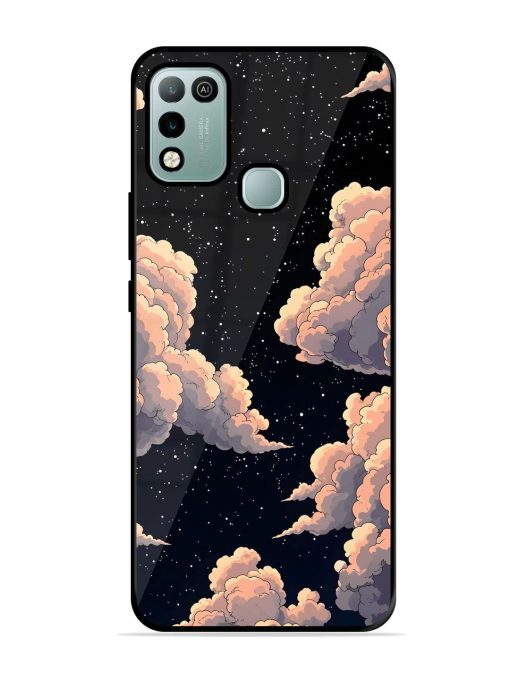 Starry Night Dreams Glossy Soft Edge Case for Infinix Hot 10 Play Chachhi