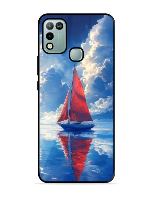 Crimson Sails Glossy Soft Edge Case for Infinix Hot 10 Play Chachhi