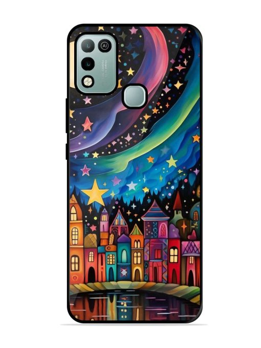 Starlit Village Glossy Soft Edge Case for Infinix Hot 10 Play Chachhi