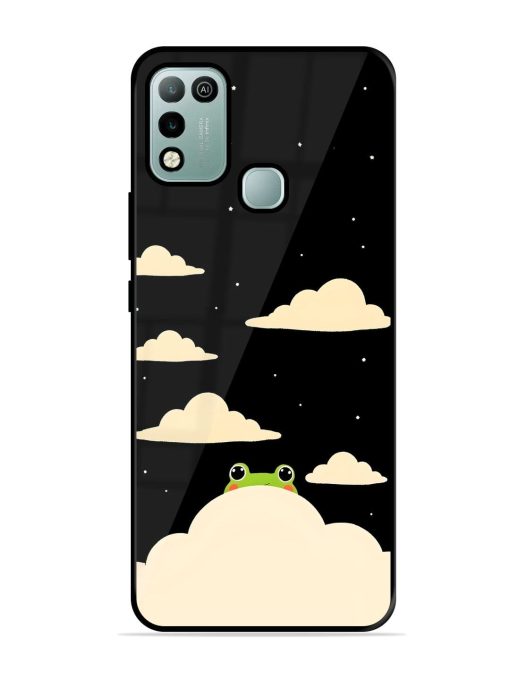 Froggy Night Sky Glossy Soft Edge Case for Infinix Hot 10 Play Chachhi