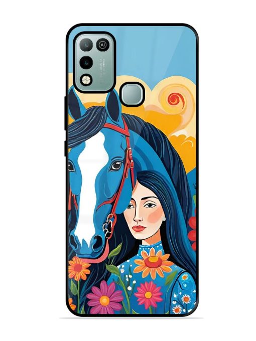 Equine Enchantment Glossy Soft Edge Case for Infinix Hot 10 Play Chachhi