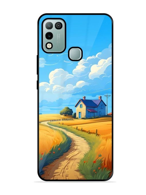 Countryside Cottage Glossy Soft Edge Case for Infinix Hot 10 Play Chachhi