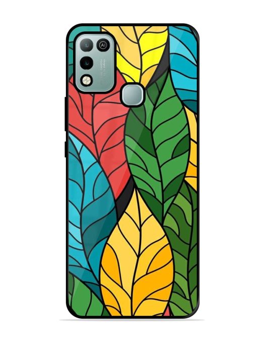 Foliage Fiesta Glossy Soft Edge Case for Infinix Hot 10 Play Chachhi