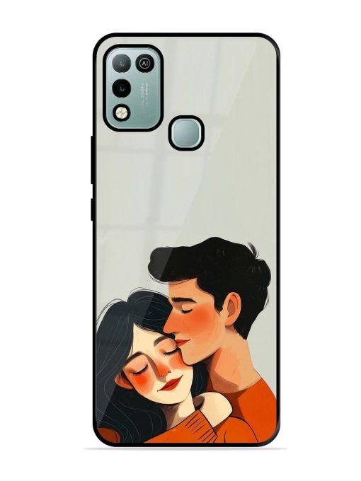 Craft Couples Glossy Soft Edge Case for Infinix Hot 10 Play Chachhi