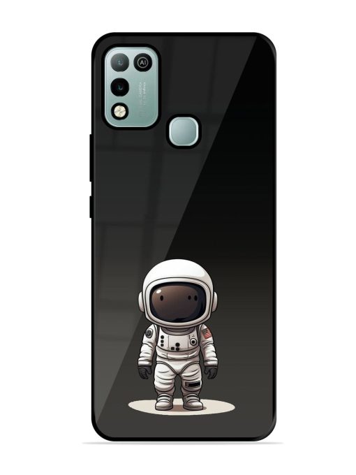 Neon Astronaut Glossy Soft Edge Case for Infinix Hot 10 Play Chachhi