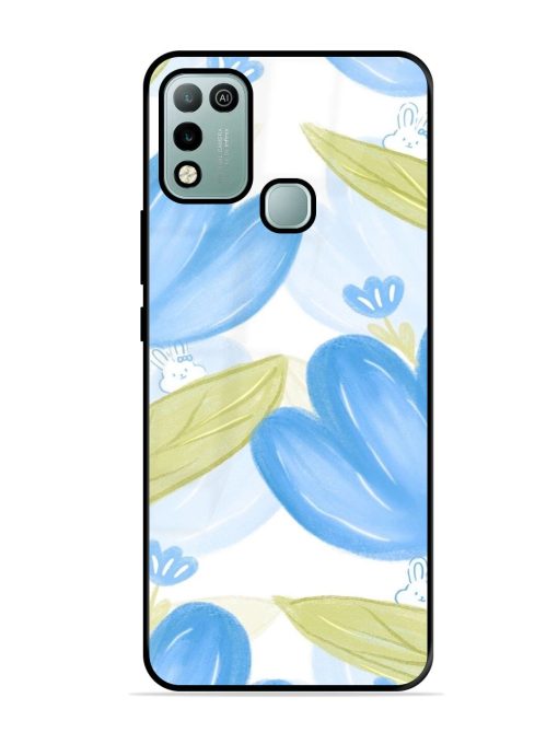 Bunny'S Blue Garden Glossy Soft Edge Case for Infinix Hot 10 Play Chachhi