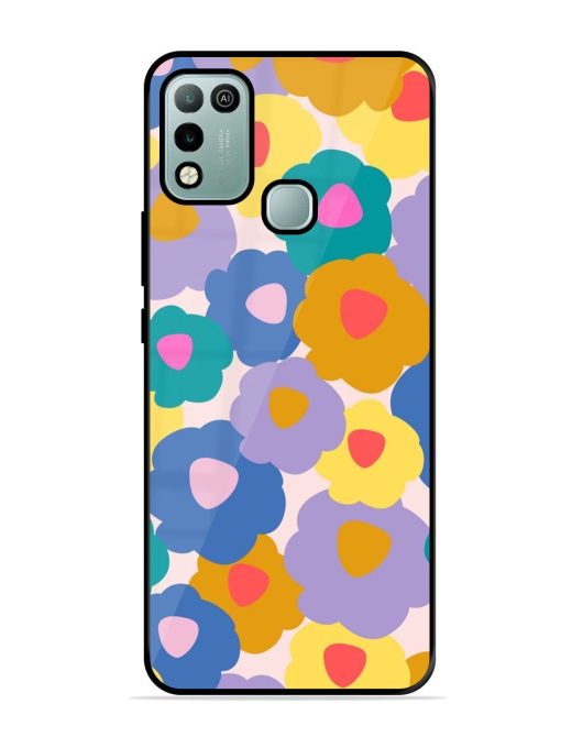 Flower Power Glossy Soft Edge Case for Infinix Hot 10 Play Chachhi