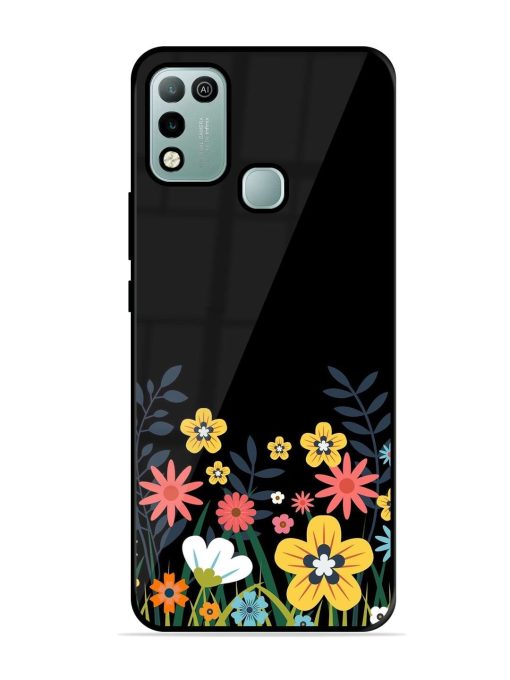 Floral Night Sky Glossy Soft Edge Case for Infinix Hot 10 Play Chachhi