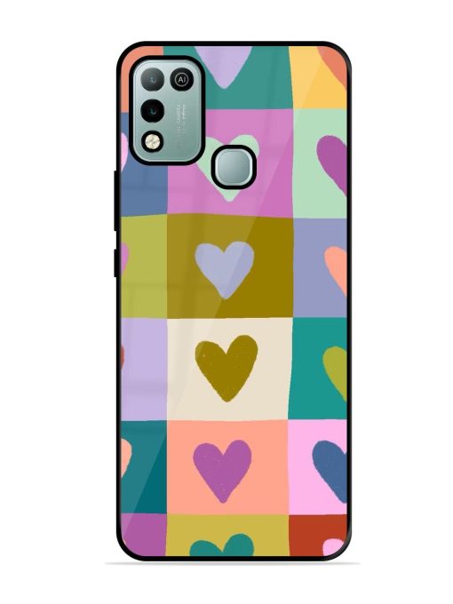 Box Of Hearts Glossy Soft Edge Case for Infinix Hot 10 Play Chachhi