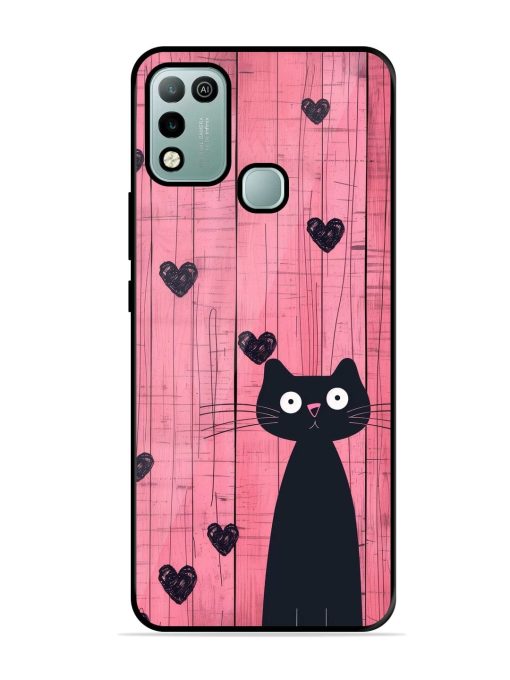 Feline Valentine'S Day Glossy Soft Edge Case for Infinix Hot 10 Play Chachhi