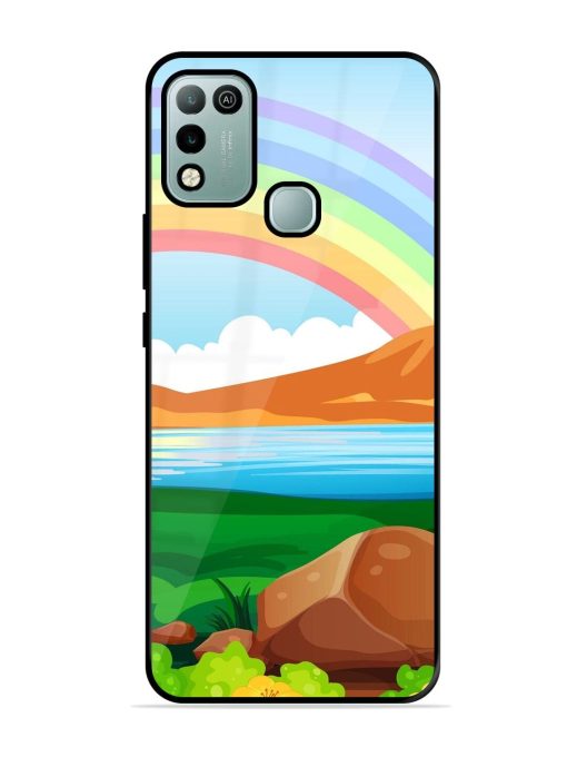 Rainbow Over The Lake Glossy Soft Edge Case for Infinix Hot 10 Play Chachhi