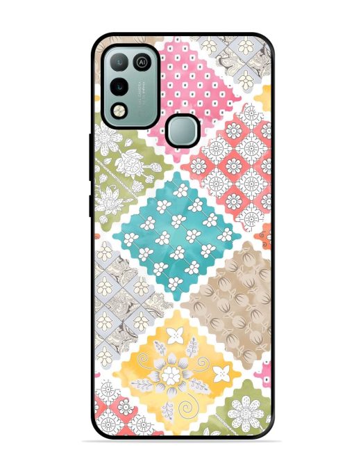 Patchwork Dreamscape Glossy Soft Edge Case for Infinix Hot 10 Play Chachhi