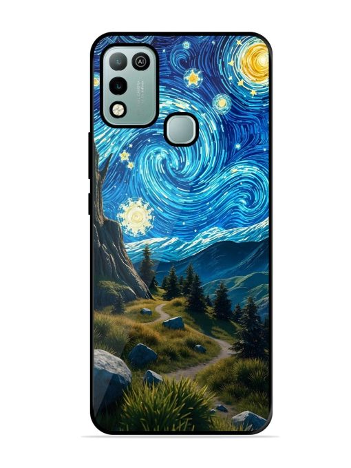 Starry Night In The Shire Glossy Soft Edge Case for Infinix Hot 10 Play Chachhi