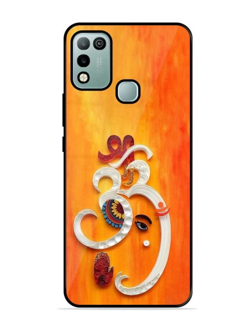 Ganesha In Quilling Art Glossy Soft Edge Case for Infinix Hot 10 Play Chachhi