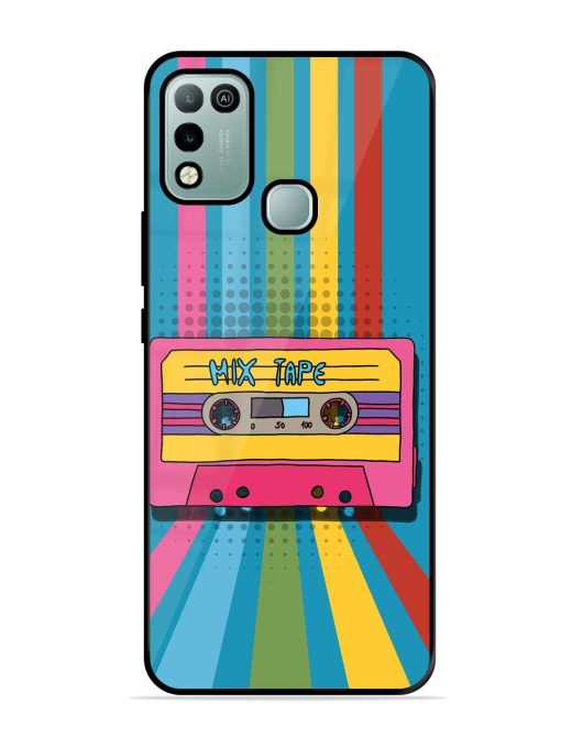 Retro Cassette Tapes Glossy Soft Edge Case for Infinix Hot 10 Play Chachhi