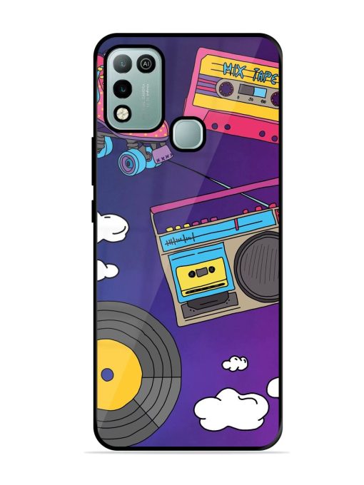 Retro Vibes Glossy Soft Edge Case for Infinix Hot 10 Play Chachhi