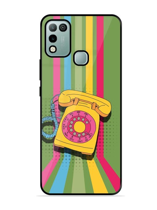 Retro Dialer Glossy Soft Edge Case for Infinix Hot 10 Play Chachhi