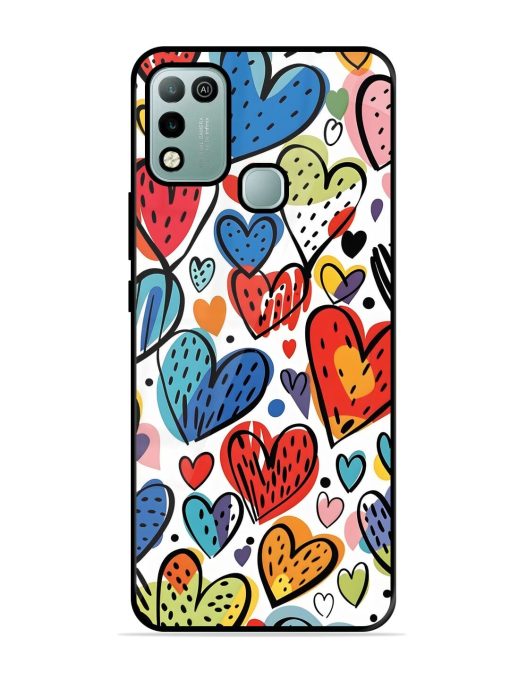 Heartfelt Harmony Glossy Soft Edge Case for Infinix Hot 10 Play Chachhi