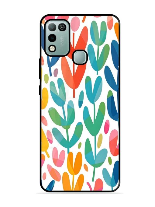 Rainbow Of Blooms Glossy Soft Edge Case for Infinix Hot 10 Play Chachhi