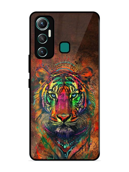 Cosmic Tiger Glossy Soft Edge Case for Infinix Hot 11 (2021)