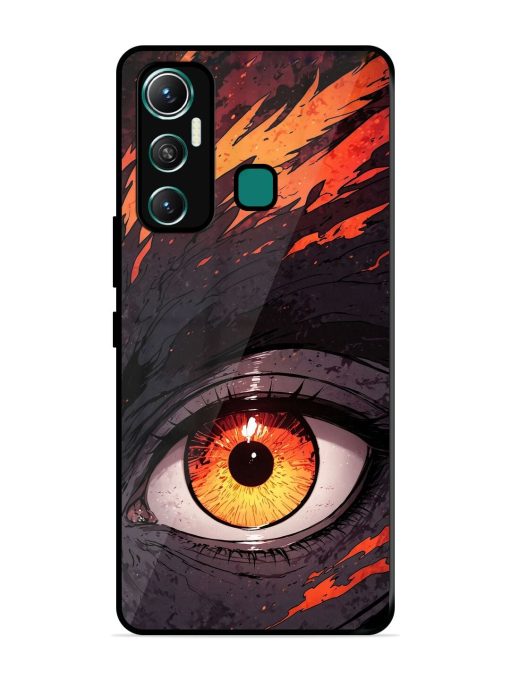 Inferno Gaze Glossy Soft Edge Case for Infinix Hot 11 (2021)